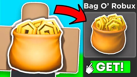 (😯CODE!) Get The BAG O' ROBUX On ROBLOX For FREE!...
