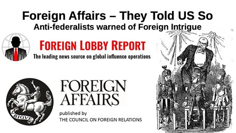 Episode 378: Foreign Affairs - They Told US So