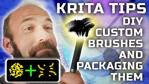 Krita Tips - DIY Custom Brushes And Packaging Tricks