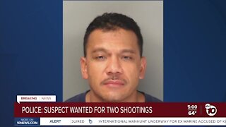 Police: Suspect wanted for two San Diego shootings