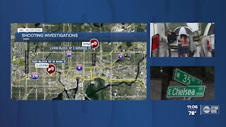 Two shootings occur miles apart in one night in Tampa