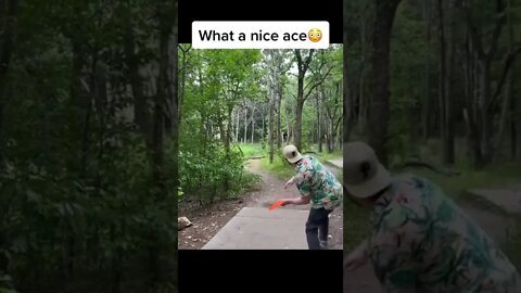 EPIC 🌳 Hole-in-One #discgolf #shorts