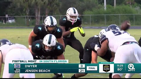 Dwyer falls to 0-2 after 21-0 loss to Jensen Beach