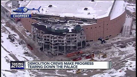 Demolition begins on outside of The Palace of Auburn Hills