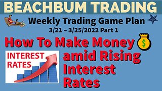 How To Make Money �� amid Rising Interest Rates | [Trading Game Plan] for 3/21 – 3/25/2022 | Part 1