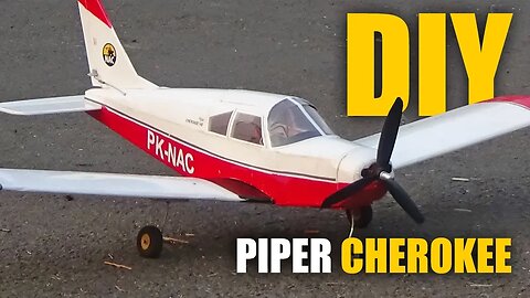 How to Make Piper Cherokee RC plane (DIY)