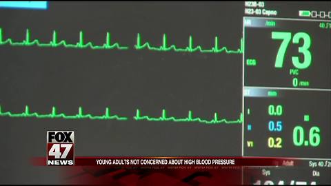 Young adults not concerned about high blood pressure