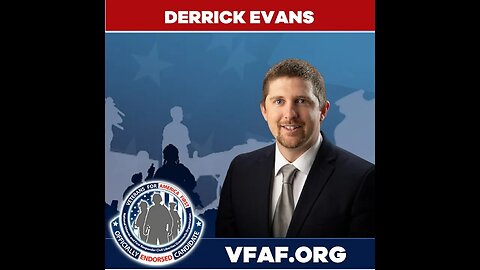 Derrick Evans for WV Congress Veterans For Trump Endorsement interview - July 2023 VFAF