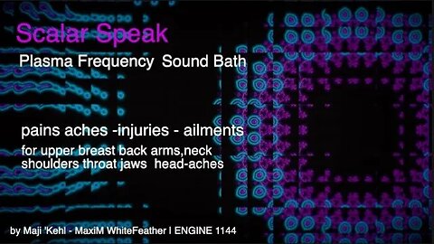 Scalar Speak Dissolving Pains Aches | head jaws upper arms breast back , neck throat and more