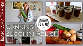 Zucchini Sweet Relish | Canning Stockpile Recipe | Garden Fresh Food | Food Security | For Jars