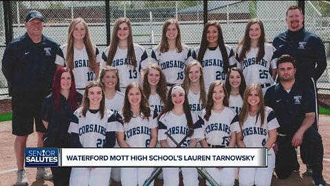 WXYZ Senior Salutes: Waterford Mott softball's Lauren Tarnowsky