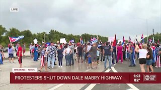 Protesters shut down Dale Mabry Highway
