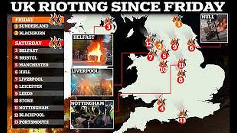 David Baumblatt #133: UK Race Riots, coming for the USA. Your Race will be your Uniform