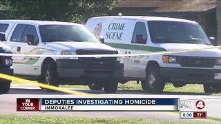 Homicide Investigation in Immokalee
