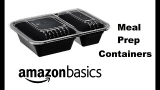 amazonbasics meal prep containers review