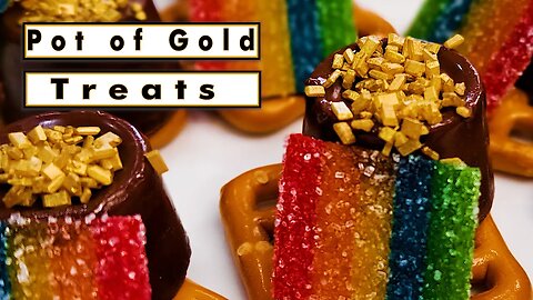 St. Patrick's Day Pot of Gold Treats - Cooking With Kids!