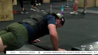 Gym-goers honor fallen soldiers with intense workout