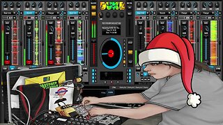 XMAS VDJ 8 DECK JAMS - PT4 DUKE With RAVEDUMP.COM/DUKE - TECHNO GROOVES UK DANCE MUSIC - VIRTUAL DJ