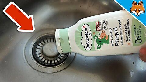 Dump BABY OIL in your SINK and WATCH WHAT HAPPENS💥(Genius TRICK)🤯