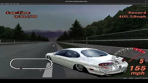 Gran Turismo 2: ford taurus going super fast