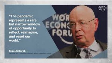 Klaus Schwab, you can stick your NWO up your ass.