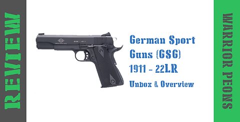 German Shooting Guns (GSG) 1911 22LR Unbox / Overview