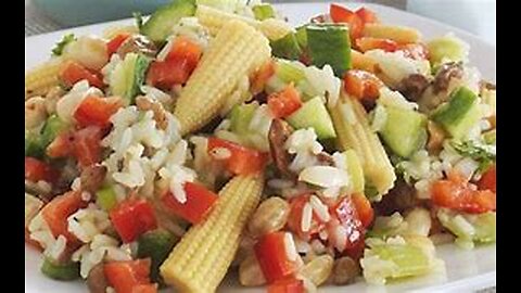 Baby Corn Stir Fry Salad - Healthy Dinner Recipes For Weight Loss - Baby Corn Pepper Stir Fry