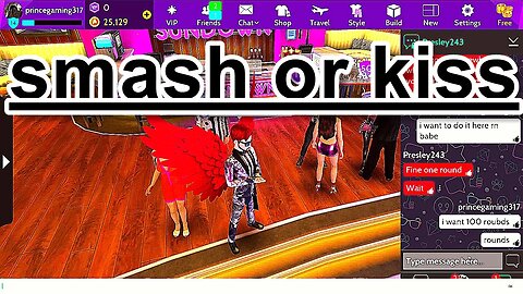 Avakin life gameplay smash or kiss in game pc#avakinlife