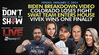 🚨 LIVE | 05JAN24: Biden. Vivek. Colorado Ballot. SWAT Mistake.