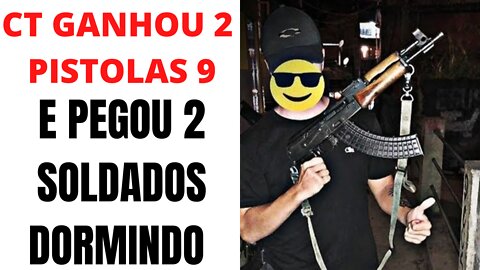 TROPA DE CT PEGOU 2 SOLDADOS DO CV! E GANHOU DUAS PISTOLAS!