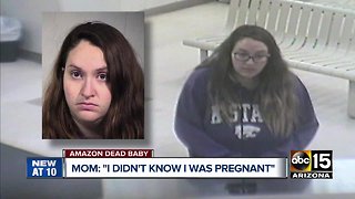 Mom arrested after dead baby found in Amazon site's restroom