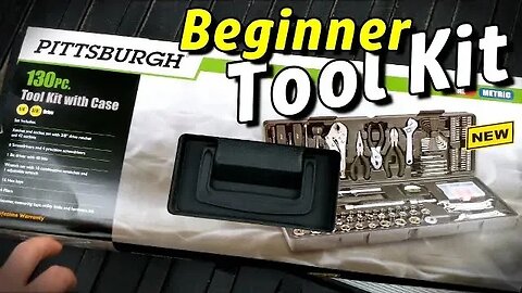 Awesome Beginner Tool Kit from Pittsburgh 130pc 63248