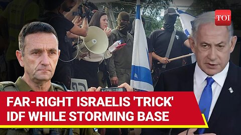 IDF Base Riots: Right-wing Israelis Wore Army Uniforms During Break-Ins | Watch