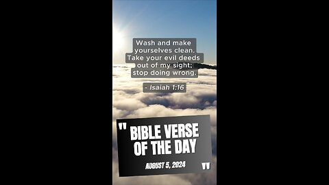 Bible Verse of the Day: August 5, 2024