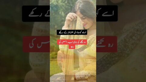 urdu sad poetry#shorts #status