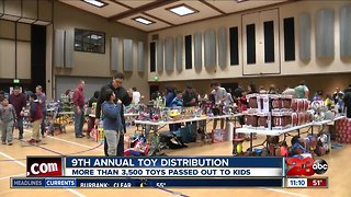 Ninth annual Chips for Kids toys distribution day