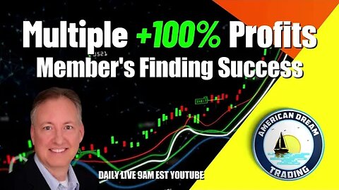 Multiple +100% Profits - Member's Finding Stock Market Success