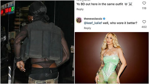 Who wore it better? Iggy Azalea responds to a comment about her baby dad Playboi Carti