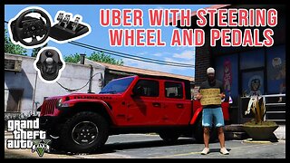 Ubering in Paleto Bay | GTA V | Steering Wheel & Manual Transmission Mod