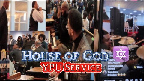 Jayden Arnold backing up Elder Tyquan Sparks - House of God YPU + #PraiseBreak ✡️ Holy Ghost!