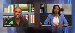Clips of Candace Owens debating former CNN host Don Lemon on his show