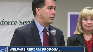Walker proposes new welfare work requirements in Wisconsin