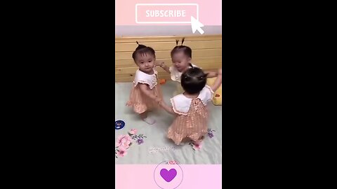 Funny Triplets babies. So cute and smart 🥰😍