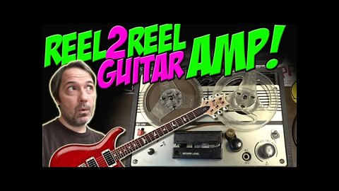 JUNK Tape Recorder TRANSFORMED to Guitar Amp - UPCYCLED MAGIC!