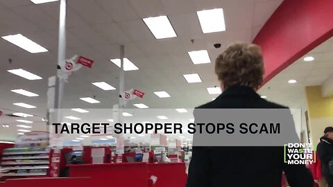 Target Shopper Stops Scam