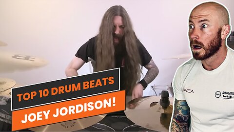Drummer Reacts To - Top 10 Joey Jordison Drum Beats