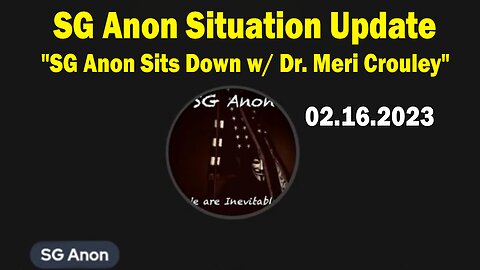 SG Anon Situation Update Feb 16: "SG Anon Sits Down w/ Dr. Meri Crouley"