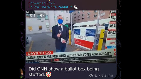 Did CNN show a ballot box being stuffed.🤡