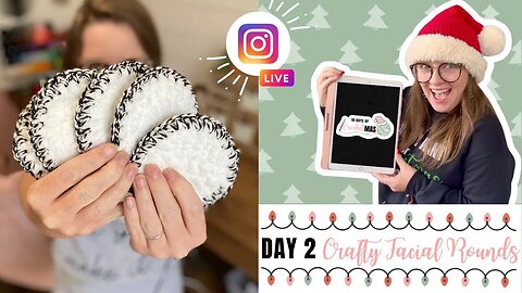 How to Crochet Plush Facial Rounds- CrochetMAS Day 2 Instagram Live Replay