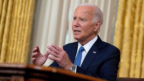Biden says he is choosing democracy over ambition in Oval Office address